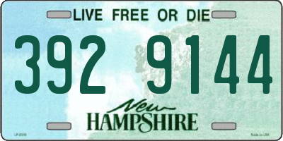 NH license plate 3929144