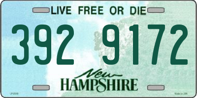 NH license plate 3929172