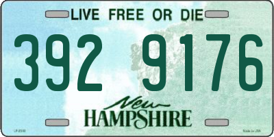 NH license plate 3929176
