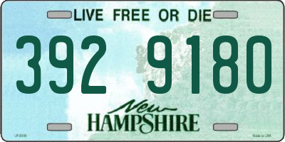 NH license plate 3929180