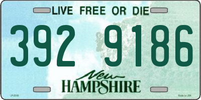 NH license plate 3929186