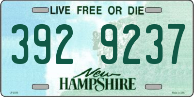 NH license plate 3929237