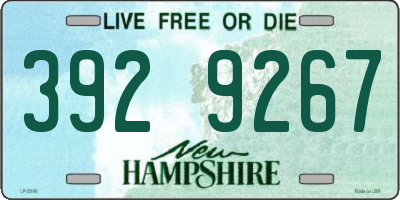 NH license plate 3929267