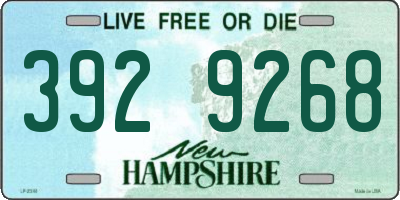 NH license plate 3929268