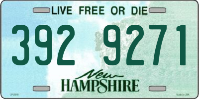 NH license plate 3929271