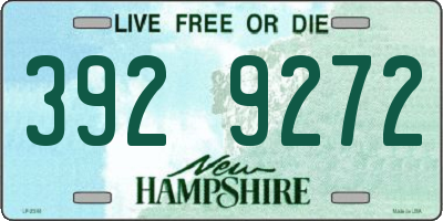 NH license plate 3929272