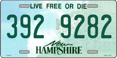 NH license plate 3929282
