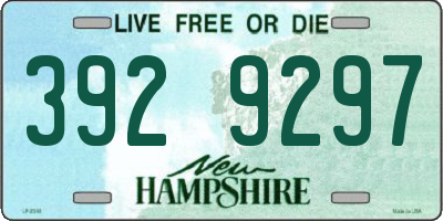 NH license plate 3929297