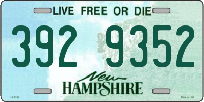 NH license plate 3929352