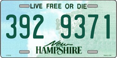 NH license plate 3929371