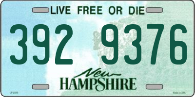NH license plate 3929376