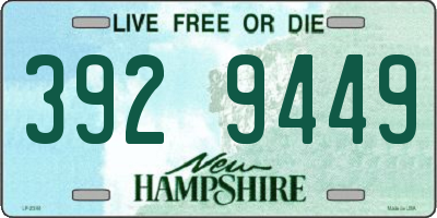 NH license plate 3929449