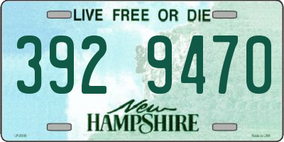 NH license plate 3929470