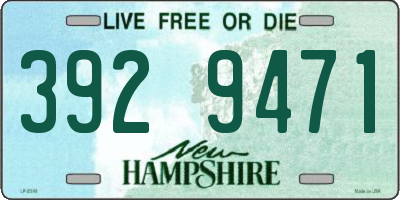 NH license plate 3929471