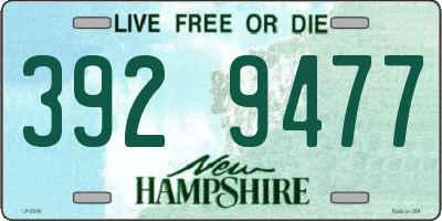 NH license plate 3929477