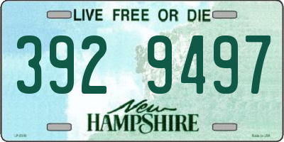 NH license plate 3929497