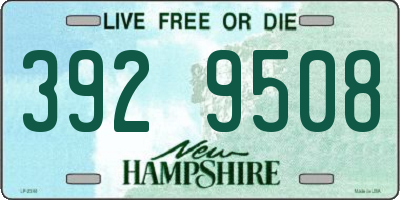 NH license plate 3929508