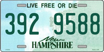 NH license plate 3929588