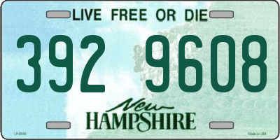 NH license plate 3929608