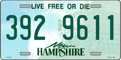 NH license plate 3929611