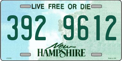 NH license plate 3929612