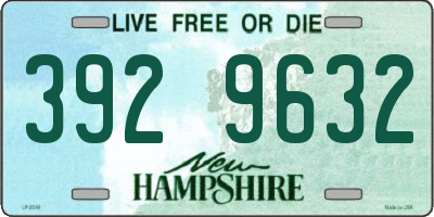NH license plate 3929632
