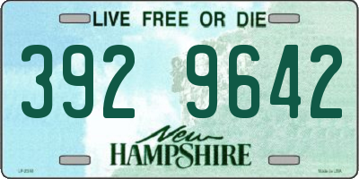 NH license plate 3929642