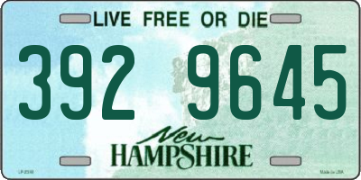 NH license plate 3929645