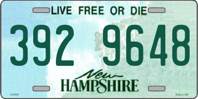 NH license plate 3929648