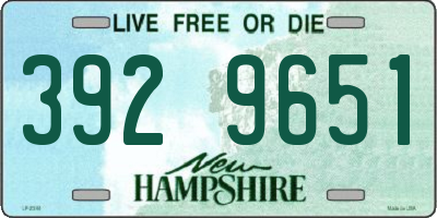 NH license plate 3929651