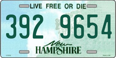 NH license plate 3929654
