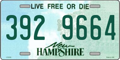 NH license plate 3929664