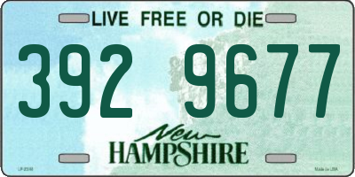 NH license plate 3929677