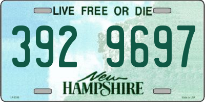 NH license plate 3929697