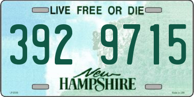 NH license plate 3929715