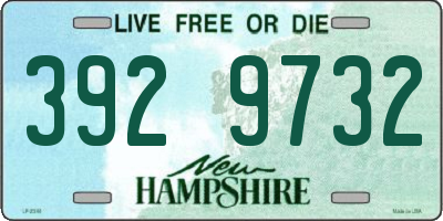 NH license plate 3929732