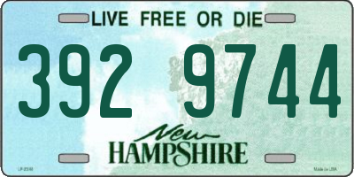 NH license plate 3929744
