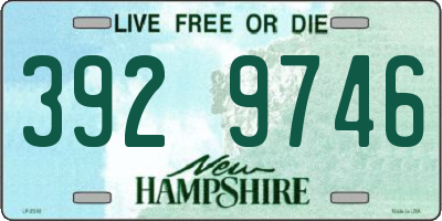 NH license plate 3929746