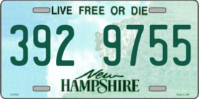 NH license plate 3929755