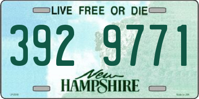 NH license plate 3929771