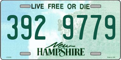 NH license plate 3929779