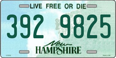 NH license plate 3929825