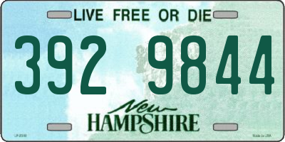NH license plate 3929844