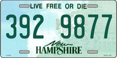 NH license plate 3929877