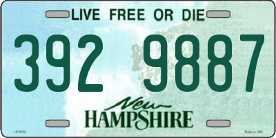 NH license plate 3929887