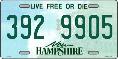 NH license plate 3929905