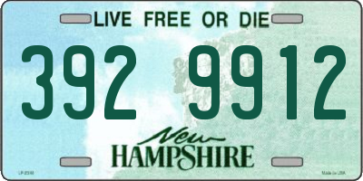 NH license plate 3929912