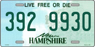 NH license plate 3929930