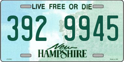 NH license plate 3929945