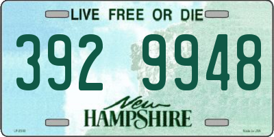 NH license plate 3929948